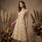 Vestido largo sin mangas con estampado floral de mujer y bolsillos