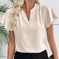 👚 ¡TIEMPO LIMITADO 50% DE DESCUENTO! ✨ Blusa de manga flaut de escote en V para mujer – Fluida, 5 colores, fácil de cuidar 🌿