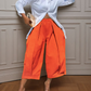 👖 ¡OFERTA LIMITADA: 50% DE DESCUENTO! ✨ Pantalones Anchos Plisados Casuales para Mujer – Corte Cropped, Cintura Elástica, 7 Colores 🍁