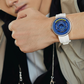 Reloj de cuarzo luminoso inspirado en la moda espacial
