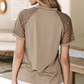 👕 ¡TIEMPO LIMITADO 50% DE DESCUENTO! ✨ Camiseta de cuello redondo de retallos para mujer – detalles recortados, suave y versátil 🍁