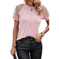 👕 ¡TIEMPO LIMITADO 50% DE DESCUENTO! ✨ Camiseta de cuello redondo de retallos para mujer – detalles recortados, suave y versátil 🍁