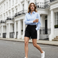 🍑 ¡50% de descuento AHORA! ✨ Pantalones cortos de cintura alta para mujer – Control de vientre y estiramiento en 4 direcciones – Suave ☁️ como la mantequilla