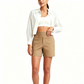 🍑 ¡50% de descuento AHORA! ✨ Pantalones cortos de cintura alta para mujer – Control de vientre y estiramiento en 4 direcciones – Suave ☁️ como la mantequilla