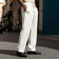 👔 ¡TIEMPO LIMITADO 50% DE DESCUENTO! ✨ Pantalones modernos de pierna ancha para hombre – Cordón, relajado, pliegue 🎩 marcado