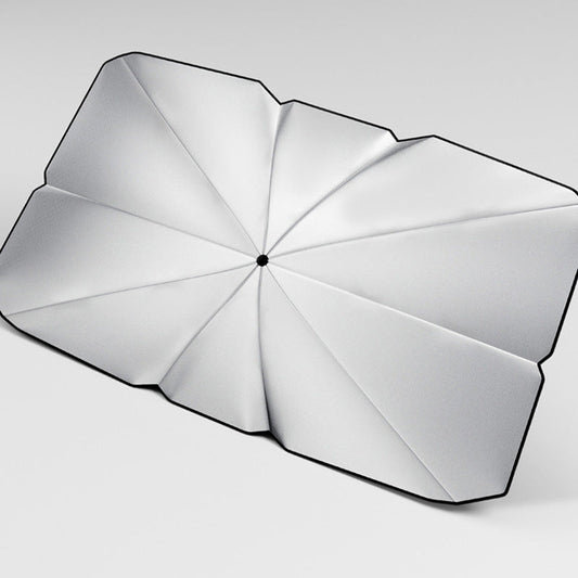 ☀️ ¡50% DE DESCUENTO AHORA! 🚗 Parasol Plegable para Parabrisas – Varilla 360° y capa de titanio – Ajuste universal, bloquea calor y UV – compacto y fácil de guardar 🛡️✨