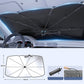 ☀️ ¡50% DE DESCUENTO AHORA! 🚗 Parasol Plegable para Parabrisas – Varilla 360° y capa de titanio – Ajuste universal, bloquea calor y UV – compacto y fácil de guardar 🛡️✨