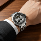 Reloj ⌚ deportivo masculino de doble pantalla analógico se encuentra con digital: tiempo, fecha y rendimiento en un solo diseño ⚡ elegante