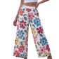 🌸 ¡50% DE DESCUENTO AHORA! 🌸Pantalones Palazzo de pierna ancha con estampado floral femenino