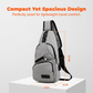 🎒 ✨ ¡OFERTA 50% OFF! Bolso Bandolera Hombre Aire Libre – Múltiples Bolsillos, Resistente al Agua, Transpirable ✨