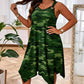👗 ¡TIEMPO LIMITADO 50% DE DESCUENTO! ✨ Vestido de camuflaje sin mangas – Dobladillo asimétrico, estilo atrevido, único 🍂