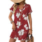 📢📢50% DE DESCUENTO !! ⏰Vestido Camiseta Casual de Verano con Cuello en V para Mujer