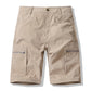 🩳 ¡TIEMPO LIMITADO 50% DE DESCUENTO! ✨ Pantalones cortos cargo de hombre con cremallera – Transpirables, bolsillos seguros, corte 🏞️ holgado