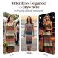⏳Vestido Maxi🏖️👗 de rayas ajustado con 50⏰% de descuento por tiempo limitado