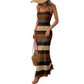 ⏳Vestido Maxi🏖️👗 de rayas ajustado con 50⏰% de descuento por tiempo limitado