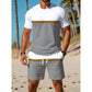 Conjunto deportivo de verano para hombre con bloques de color