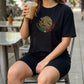 Camiseta informal mexicana para mujer