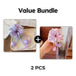 Coleta Floral Pastel para Niñas con Colgante de Tulipán