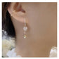 Pendientes colgantes de corazón brillante para mujeres