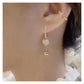 Pendientes colgantes de corazón brillante para mujeres