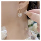 Pendientes colgantes de corazón brillante para mujeres