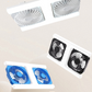 Ventilador de techo LED moderno 2 en 1 con luz