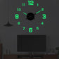 Set de Reloj de Pared Acrílico 3D DIY Luminoso