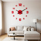 Set de Reloj de Pared Acrílico 3D DIY Luminoso