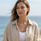 Collar de Cadena con Cruz de Doble Capa