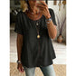 👕 ¡OFERTA LIMITADA 50% DE DESCUENTO! 💥 Top Bohemio Casual con Calados para Mujer – Encaje, Corte Holgado, Transpirable ✨