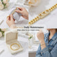 Women's Gold-Tone Cubic Zirconia Chain Bracelet