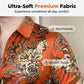 🧥 ¡OFERTA LIMITADA 50% DE DESCUENTO! 💥 Cárdigan con Cierre y Estampado Floral Vintage para Hombre – Ultra Suave, Cuello Estructurado, Versátil ✨