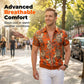 🧥 ¡OFERTA LIMITADA 50% DE DESCUENTO! 💥 Cárdigan con Cierre y Estampado Floral Vintage para Hombre – Ultra Suave, Cuello Estructurado, Versátil ✨