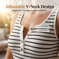 Vestido Bodycon de Tirantes a Rayas para Mujer