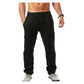 Pantalones de Lino con Cordón Casual para Hombre