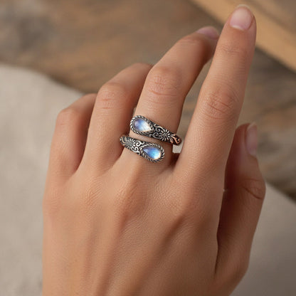 🌿 Anillo Abierto Versátil con Destellos de Zircón ✨¡Oferta Exclusiva por Tiempo Limitado!