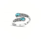 🌿 Anillo Abierto Versátil con Destellos de Zircón ✨¡Oferta Exclusiva por Tiempo Limitado!