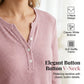 Top de Punto Waffle Transpirable Casual para Mujer