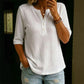 Top de Punto Waffle Transpirable Casual para Mujer