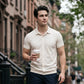 Camisa de Manga Corta con Botones para Hombre