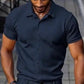 Camisa de Manga Corta con Botones para Hombre