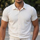 Camisa de Manga Corta con Botones para Hombre
