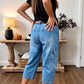 👖 ¡OFERTA POR TIEMPO LIMITADO 50% OFF! ✨ Pantalones Vaqueros Cortos Elásticos Casuales para Mujer – Corte Barril, Cintura Media, Múltiples Bolsillos 🌿