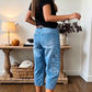 👖 ¡OFERTA POR TIEMPO LIMITADO 50% OFF! ✨ Pantalones Vaqueros Cortos Elásticos Casuales para Mujer – Corte Barril, Cintura Media, Múltiples Bolsillos 🌿