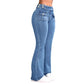 📢🔥¡50% OFF POR TIEMPO LIMITADO!⏰ Jeans Acampanados de Cintura Alta para Mujer