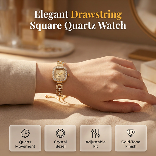 ⏳Oferta por Tiempo Limitado⏰ Reloj de Pulsera con Cordón Cuadrado de Cuarzo para Mujer