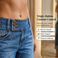 👖 ¡50% DTO. AHORA! 💙 Jeans Cortos de Pierna Ancha para Mujer – Cintura Alta con Botones y Corte Relajado – Denim Elástico, Perfecto para Looks Casuales o Chic ✨🌸