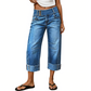 👖 ¡50% DTO. AHORA! 💙 Jeans Cortos de Pierna Ancha para Mujer – Cintura Alta con Botones y Corte Relajado – Denim Elástico, Perfecto para Looks Casuales o Chic ✨🌸