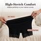 Pantalones cortos de seguridad de cintura alta de las mujeres con encaje cortos de control del vientre