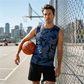 Camiseta Sin Mangas Transpirable para Entrenamiento de Hombre